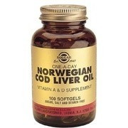 Cod Liver Oil (Ulei din Ficat de Cod) Solgar 100cps Cod: slg12 foto