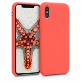 Cumpara ieftin Husa pentru Apple iPhone X / iPhone XS, Silicon, Portocaliu, 46313.69, Carcasa