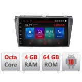 Navigatie Mazda 3 2004-2009 E-161 Octa Core cu Android Radio Bluetooth Internet GPS WIFI DSP 4+64GB 4G CarStore Technology
