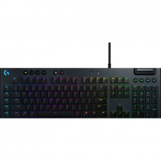 Tastatura mecanica gaming Logitech G815, Ultraslim, Lightsync RGB, Switch Clicky