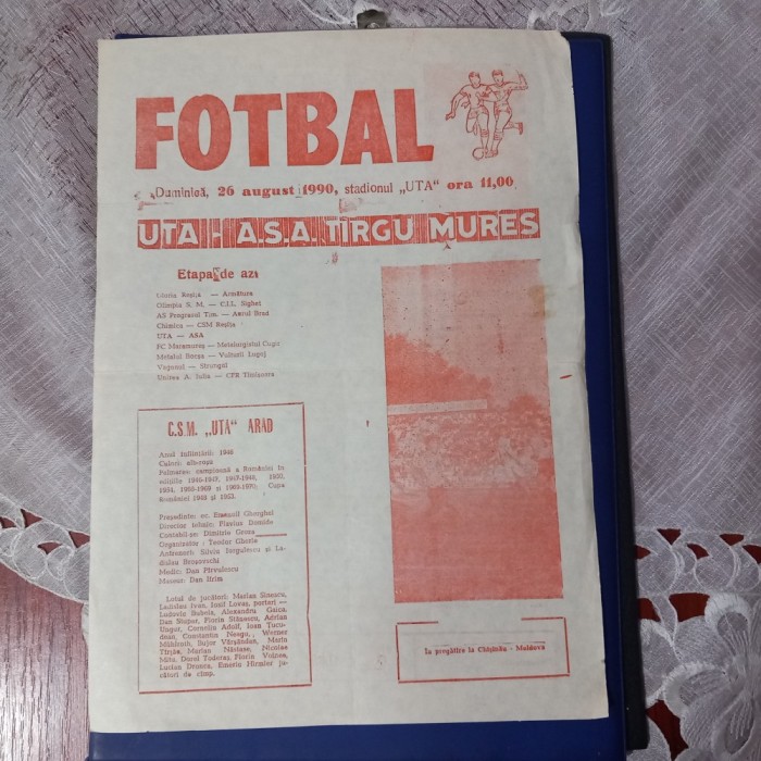 program UTA - ASA TG. Mures