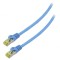 Patch cord S/FTP 6a 1,5m LSZH albastru 27AWG