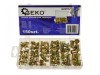 Set 150 Piulite Nit Geko G02912 Otel M3 M4 M5 M6 M8 M10 Cleste Nituit Profesional Semiprofesional Constructii Auto Universal