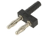Punte Stacabilă Banană 4mm 32A Neagră