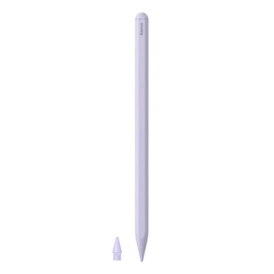 Stylus Pen cu Functiile Palm Rejection si Tilt - Baseus Smooth Writing 2 Series (SXBC060105) - Purple foto