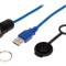 Cablu-adaptor USB A soclu USB A mufă 2m USB 2.0 IP65