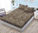 Husa Pat cu Elastic 3 Piese Nerix HP101, 180x200 cm + 2 Fete Perna 50x75 cm