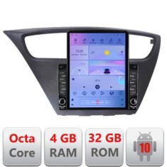 Navigatie Honda Civic 2012-2016 G-civic ecran tip TESLA 9.7&quot; cu Android Radio Bluetooth Internet GPS WIFI 4+32GB DSP 4 CarStore Technology