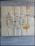 Harta ITB București anii '60 - Rețeaua de Transport &icirc;n Comun (Zi + Noapte)