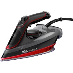 Fier de calcat FreeStyle 5 SI5057RD, 2700W, jet de abur 220g/min, abur variabil 0-50 g/min, talpa SuperCeramic, rezervor 300 ml, tehnologie FreeGlide,