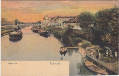 CP Timisoara Temesvar Bega ND(1910) foto