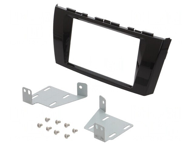 Cadru Radio Mitsubishi 2 DIN Negru Lucios