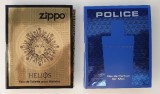 Doua sample de parfum de la Police si Zippo, 2 ml fiecare, Mai putin de 10 ml