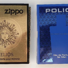 Doua sample de parfum de la Police si Zippo, 2 ml fiecare