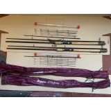 Lanseta Magma Short Feeder I 3,3 M/100 gr.+ 5 varfuri - Delphin