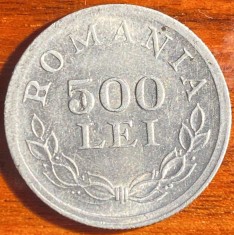 ROMANIA 500 LEI 1946 REGELE MIHAI I/ SE VINDE MONEDA DIN POZE