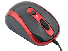 Mouse A4Tech N-250X-2 V-Track Negru Rosu foto