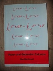 Vector and geometric calculus- Alan Macdonald