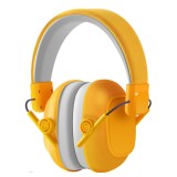 Casti antifonice pliabile pentru copii, Olyga EF8G21, varsta 3-12 ani, protectie auditiva, galben