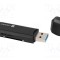 Cititor carduri memorie USB 3.0 NATEC, negru, viteză 5Gbps, mufă USB A