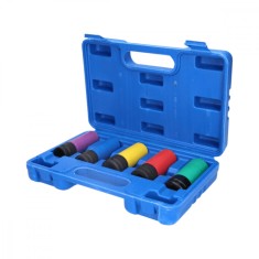 Set de 5 tubulare impact Brilliant Tools 1/2 pentru jante de aluminiu foto