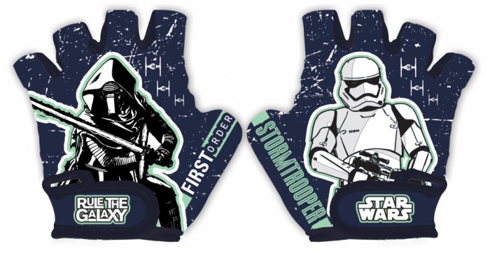 Manusi protectie copii, model Star-Wars, marime +3 ani (pana la 15 cm circumferi... Cod:9041SP