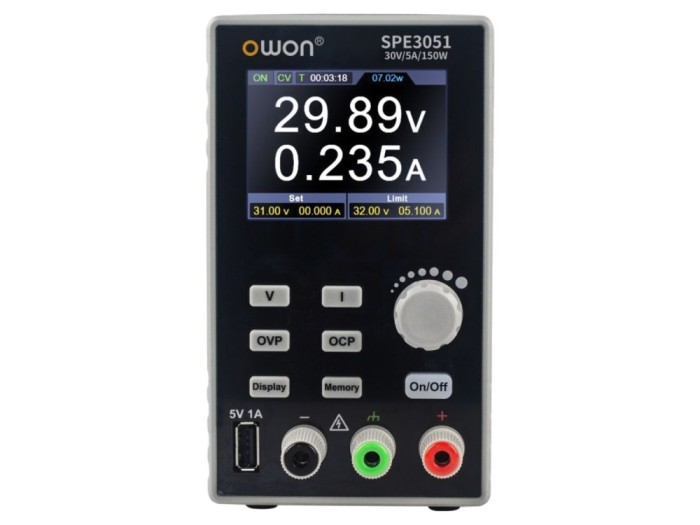 Alimentator programabil de laborator 0-30V 0-5A