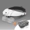 Lupa de cap cu iluminare 2x LED cu lentila dubla 1x 1.5x 2x 2.5x 3.5x HANDY