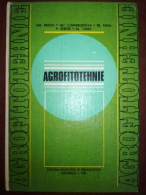 Agrofitotehnie- Gh. Budoi, Gh. Comarovschi foto