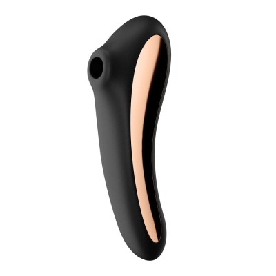 Vibrator Clitoridian Dual Kiss, Negru foto