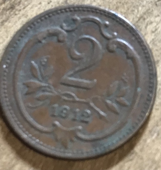 MNDSTR AUT23 Austro-Ungaria 2 hellar 1912