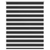 Jaluzea tip zebra, 140 x 175 cm, negru