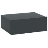 HOMCOM Noptieră Suspendată cu Sertar din PAL, 40x30x15 cm, Negru | Aosom Romania