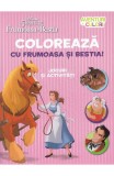 Coloreaza cu Frumoasa si Bestia! Jocuri si activitati - Litera