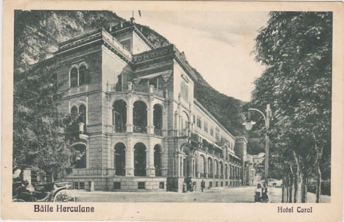 CP Baile Herculane Hotel Carol 1930