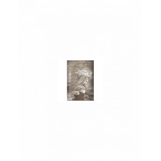 Covor maro cu model de valuri 80x150cm