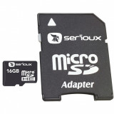 MicroSDHC 16Gb Serioux Cu Adaptor, 16 GB