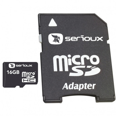 MicroSDHC 16Gb Serioux Cu Adaptor foto