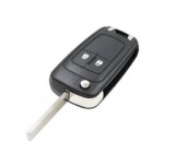 Set 2 bucati - Cheie auto completa compatibila cu Chevrolet Cruze Aveo Orlando 433 MHz, Chip ID46 PCF7952, Keyless, 2 butoane