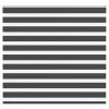 Jaluzea tip zebra neagră lățime țesătură 150,9 cm poliester