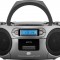 Sistem audio ECG CDR 999 DAB, 2 x 1,5W RMS, Radio, USB, CD, Casetofon, MP3, FM