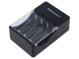 &Icirc;ncărcător QOLTEC microprocesor Ni-Cd Ni-MH 4 celule 300mA cu protecție și LED