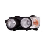 Far Chevrolet Aveo (T300) 05.2011-2014 TYC partea Stanga cu bec H1+H7, rama argintie