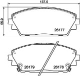 Set placute frana TEXTAR 2617701