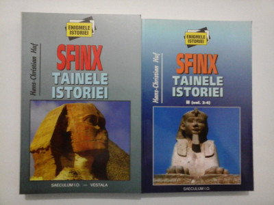 SFINX TAINELE ISTORIEI 2 vol.- Hans - Christian Huf foto