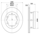 MTR 12108533 Disc frana