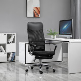Cumpara ieftin Vinsetto scaun de birou ergonomic, insertie plasa, negru | Aosom Ro