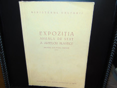 EXPOZITIA ANUALA DE STAT A ARTELOR PLASTICE(PICTURA,SCULPTURA,GRAFICA)ANUL 1953 foto