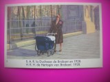 HOPCT 6389 DUCESA DE BRABANT -1928-REGINA ASTRID-FAMILIA REGALA BELGIA-CROMO LITHO-CIOCOLATA COTE D&#039;OR
