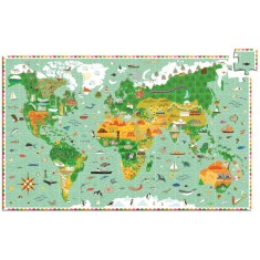 Puzzle observatie Djeco In jurul lumii
